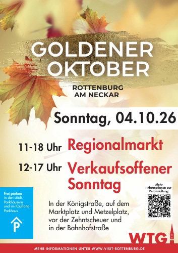 Goldener Oktober in Rottenburg 2026